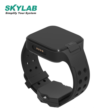 SKYLAB Social Distance 50m Uwb Ranging Bluetooth Bracelet/Wristband Beacon with Ibeacon Eddystone for Indoor LocationTracking